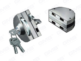 Stainless Steel Commercial Glass Door Security Lock Sliding Door Lock (666A)
