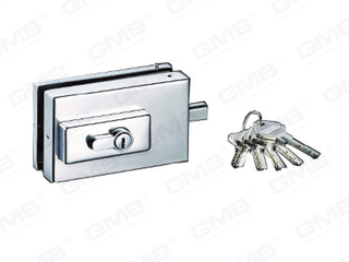 Stainless Steel Commercial Glass Door Security Lock Sliding Door Lock (053)