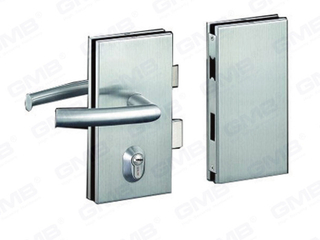 Stainless Steel Commercial Glass Door Security Lock Sliding Door Lock (17A)