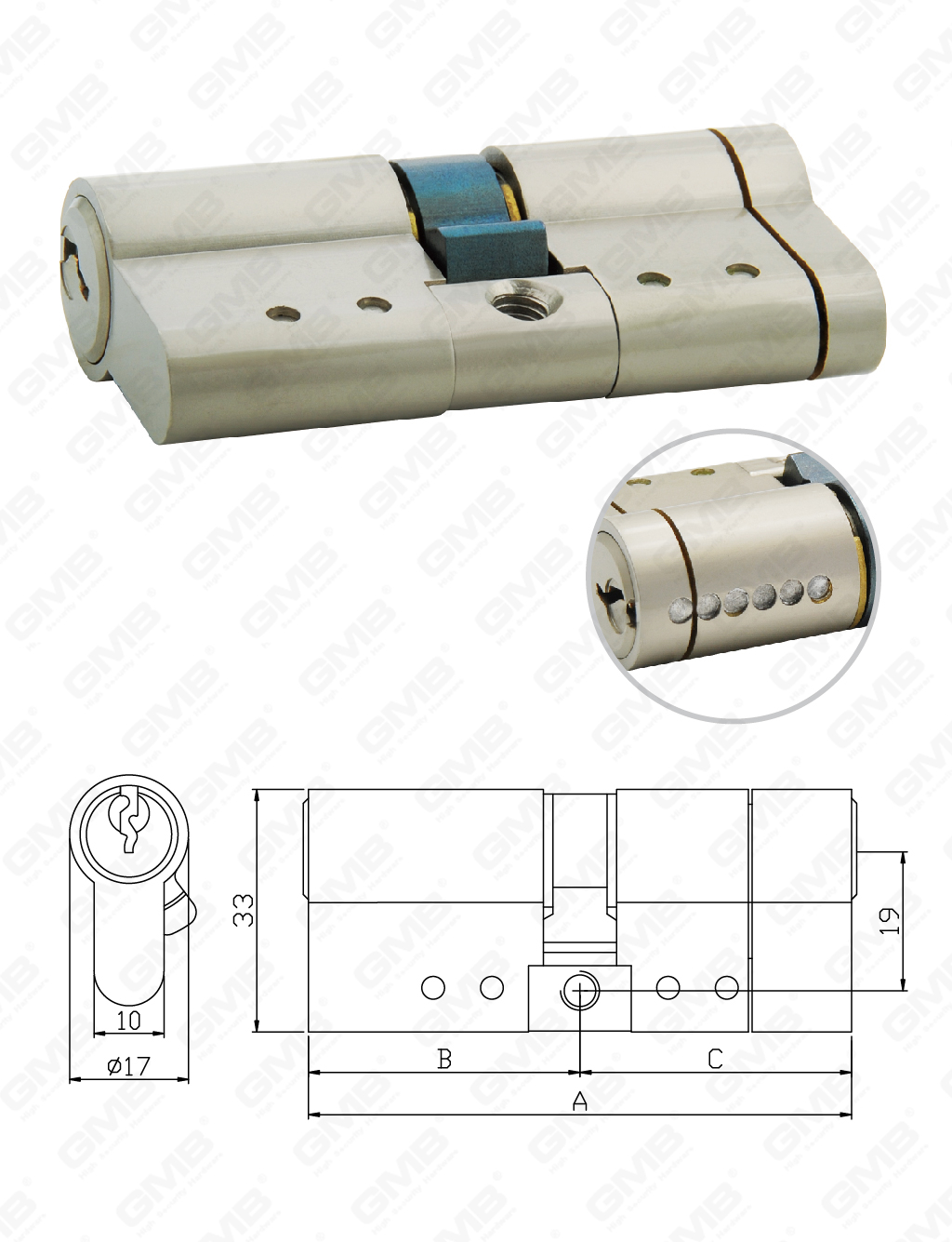03 High Security Cylinder_GMB-CY-33-28