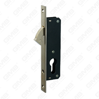 High Security Aluminum Door Lock Narrow Lock cylinder hole Lock Body hook lock for sliding door (6025)