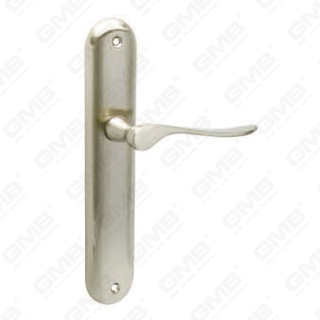 Door Handle Pull Wooden Door Hardware Handle Lock Door Handle on Plate for Mortise Lockset by Zinc Alloy or Steel Door Plate Handle (417)