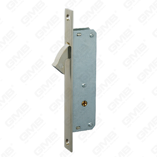 High Security Aluminum Door Lock Narrow Lock cross key hole Lock Body hook lock for sliding door (6025S)
