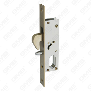 High Security Aluminum Door Lock Narrow Lock cylinder hole Lock Body hook lock for sliding door (1680HP)
