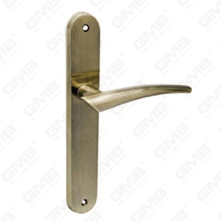 Door Handle Pull Wooden Door Hardware Handle Lock Door Handle on Plate for Mortise Lockset by Zinc Alloy or Steel Door Plate Handle (266)