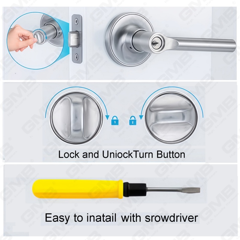 TURN-BUTTON TUBULAR LEVER SET SERIES-3 TURN-BUTTON TUBULAR LEVER SET SERIES-3