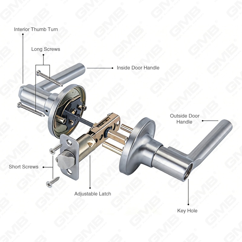 TURN-BUTTON TUBULAR LEVER SET SERIES-1 TURN-BUTTON TUBULAR LEVER SET SERIES-1