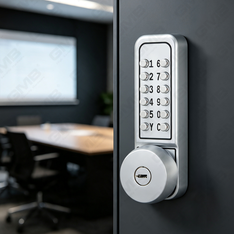 Mechanical Password Keypad Door Handle Lock (1) Mechanical Password Keypad Door Handle Lock (1)