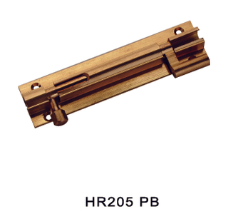 Steel Bolt Door Latch Gate Latch Bolt (HR205 PB)