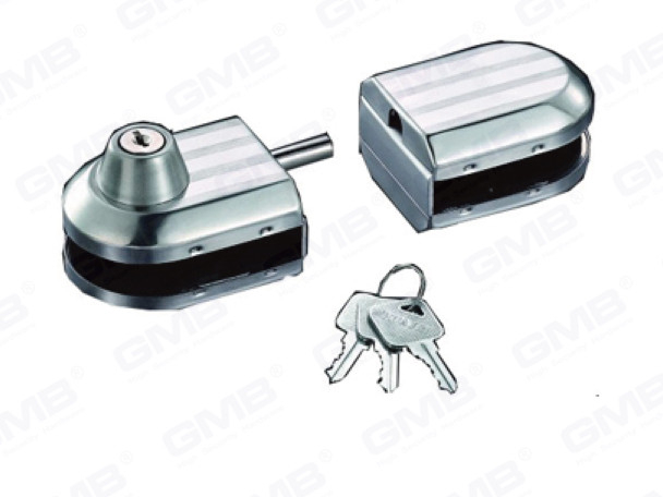 Stainless Steel Commercial Glass Door Security Lock Sliding Door Lock (108C)