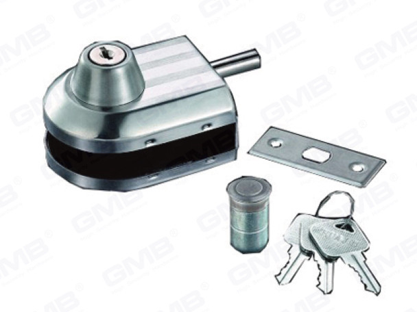 Stainless Steel Commercial Glass Door Security Lock Sliding Door Lock (108D)