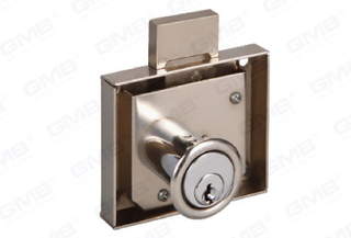 Zinc Alloy Square Cabinet Tongue Drawer Furniture Desk Locks (7725CP)