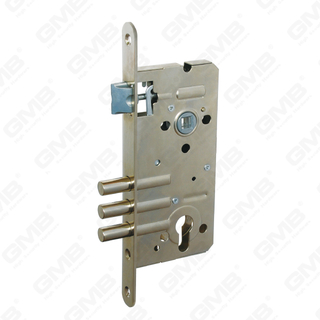 High Security Mortise Door lock 3 pin Steel deadbolt Zamak latch cylinder hole Lock Body (ZT95B)