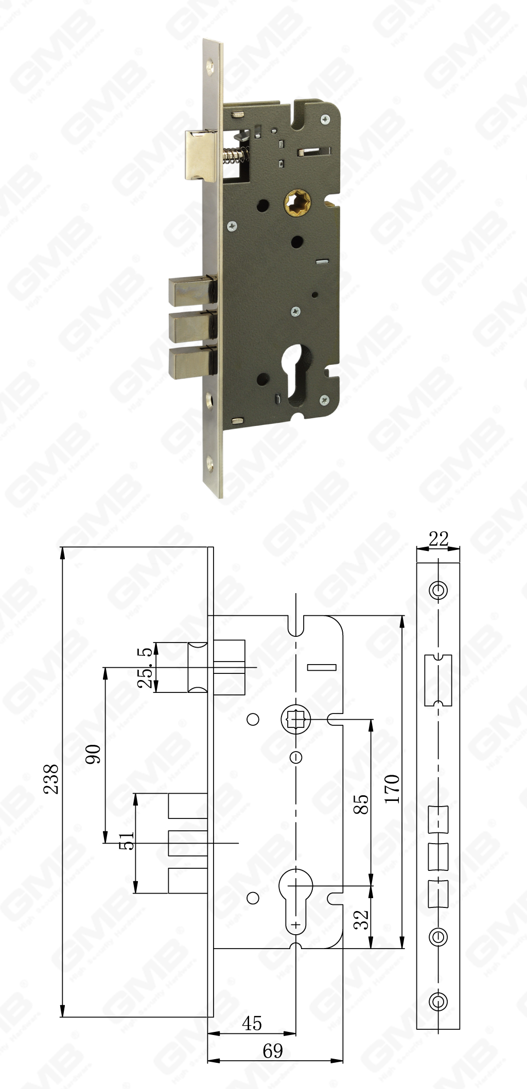 02 Mortise Lock_7018-3F-94