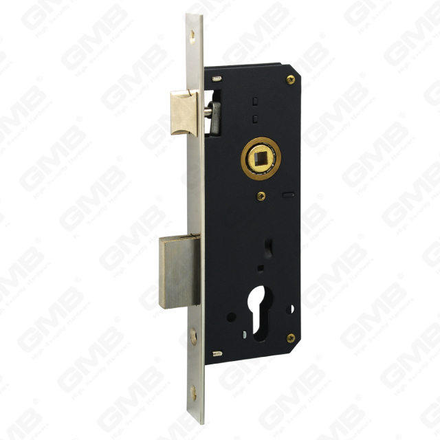 High Security Mortise Door lock Steel Brass deadbolt Zamak Brass latch cylinder hole Lock Body [7011AF]