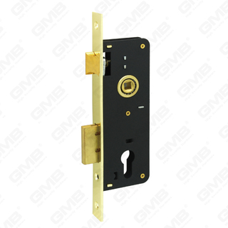 High Security Mortise Door lock Steel Brass deadbolt Zamak Brass latch cylinder hole Lock Body [735R 745R]