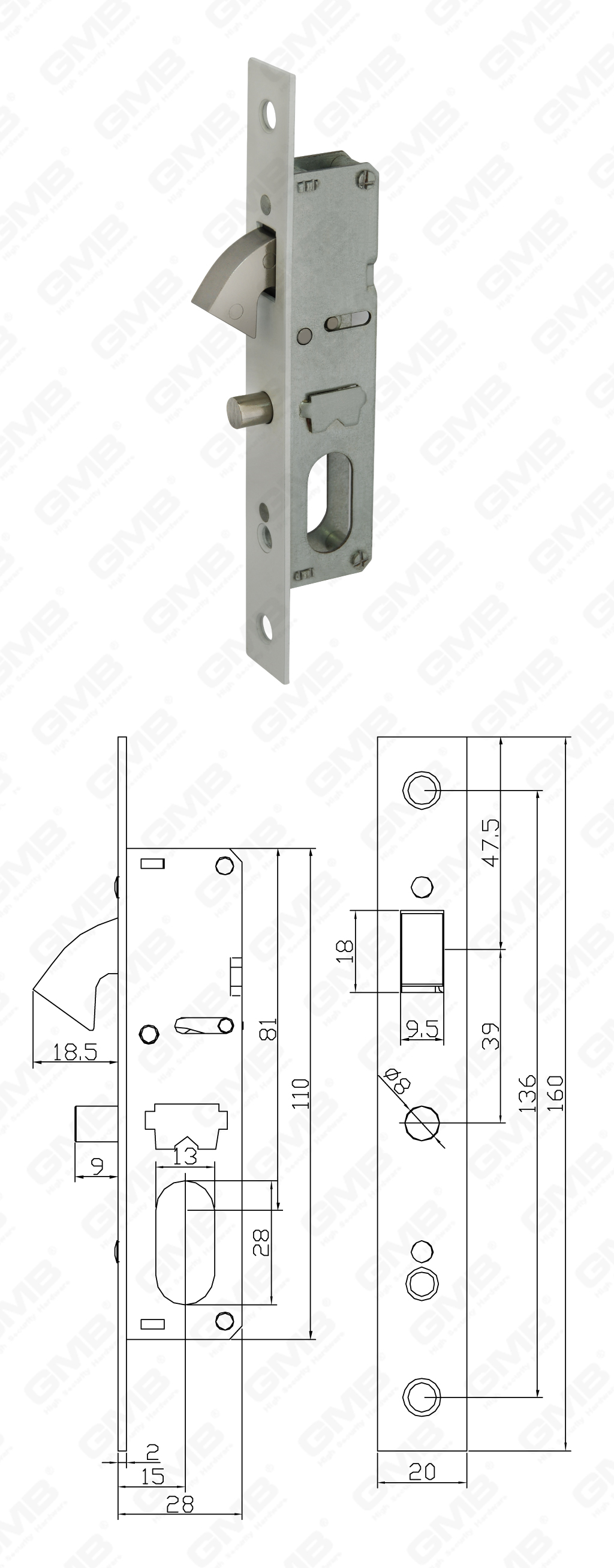 02 Mortise Lock第三部分_JH2002-106