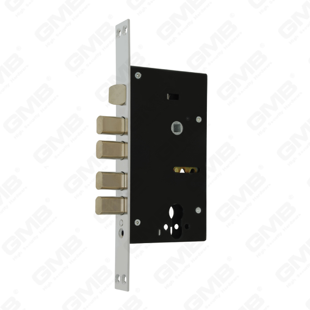 High Security Mortise Door Lock 4 square pin Steel deadbolt Zamak latch cylinder hole Lock Body (PAH01)