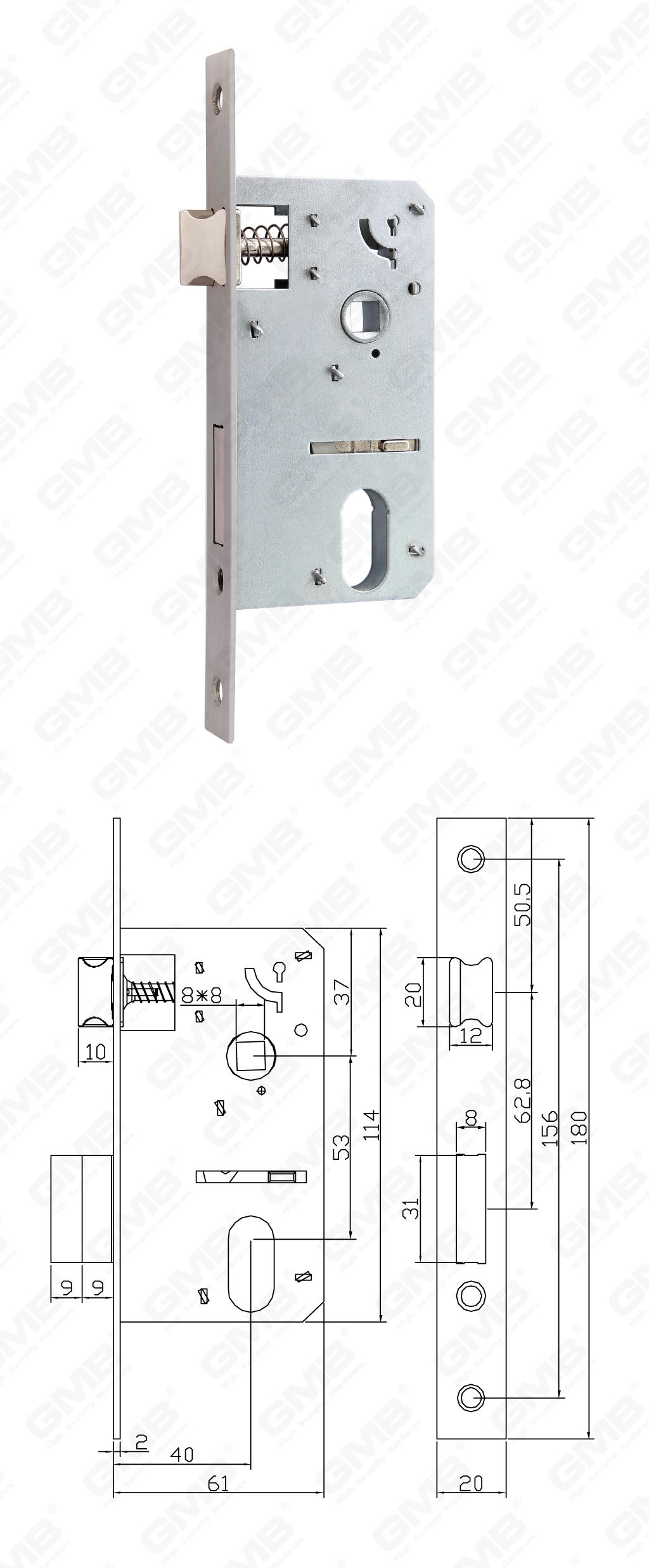 02 Mortise Lock第三部分_JH1002C-100