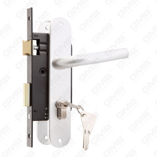 High Security Door Lock set with latch bolt cylinder hole Lock set Lock case lock handle (114)