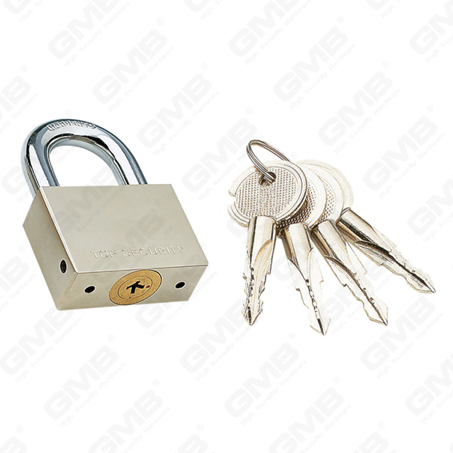 Crossed Key Brass Padlock (017)