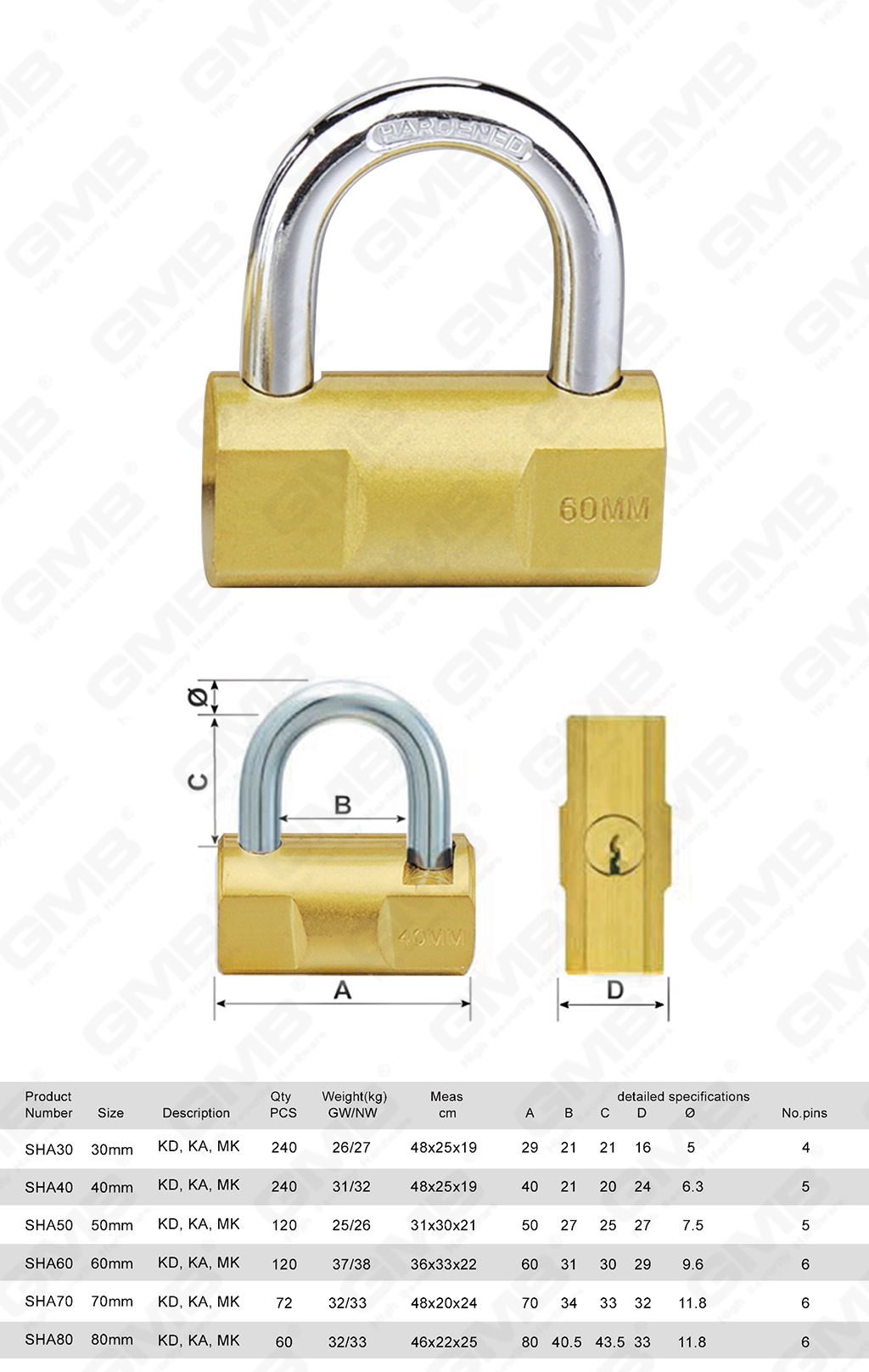挂锁网站图3_【400】STEEL HAMMAR PADLOCK-52