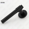 Modern Simple Solid Zinc Alloy Split Door Lock Handle on Round Rosette（Z062410）