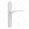 Door Handle Pull Wooden Door Hardware Handle Lock Door Handle on Plate for Mortise Lockset by Zinc Alloy or Steel Door Plate Handle (3410)