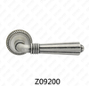 Zamak Zinc Alloy Aluminum Rosette Door Handle with Round Rosette (Z09200)