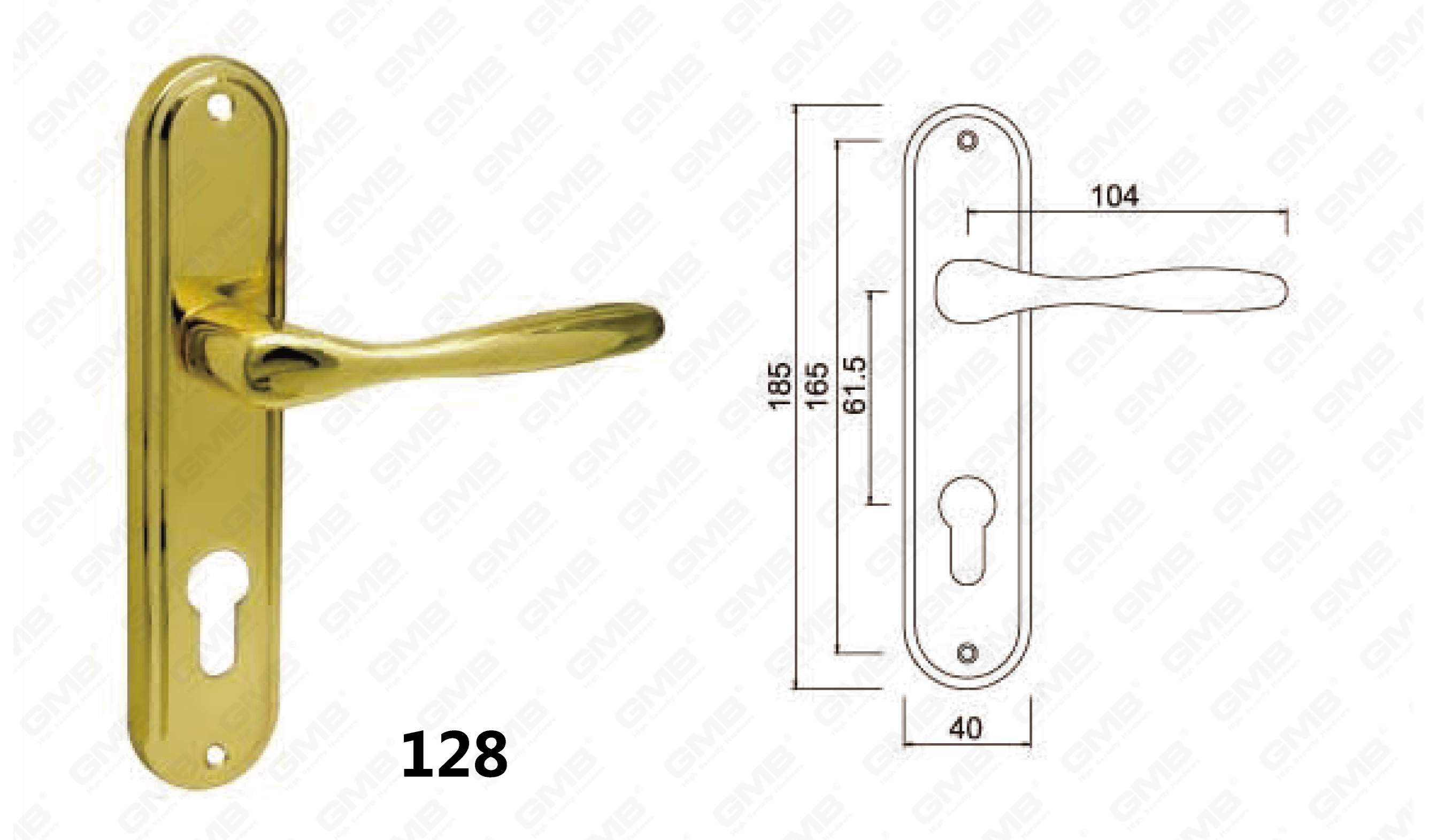 Door Plate Handle