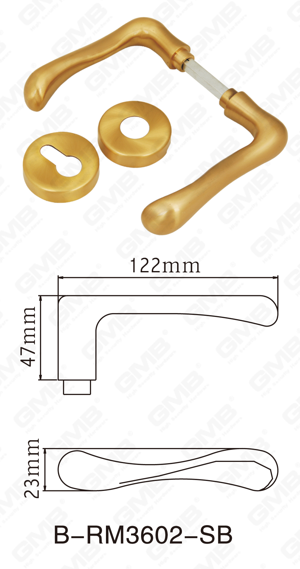06 Brass Handle _B-RM3602-SB-38