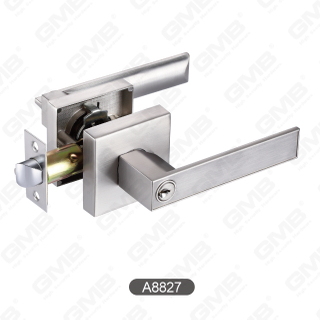 Heavy Duty Tubular Lever Lock Entry Zinc Alloy Handle Door Lock 【A8827】