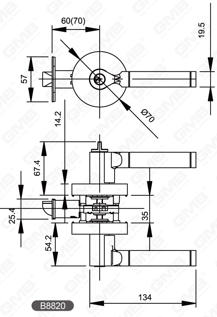 02 Heavy-Duty Tubular Lever Lock Series-30