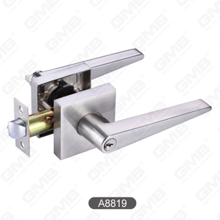 Heavy Duty Tubular Lever Lock Entry Zinc Alloy Handle Door Lock 【A8819】