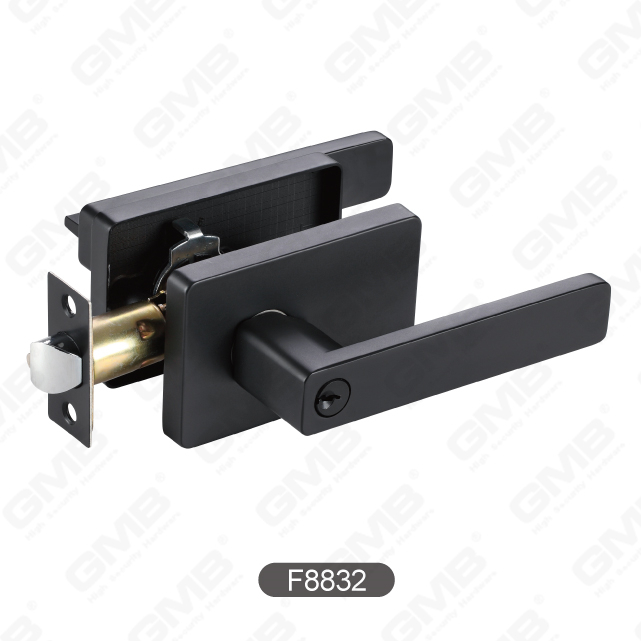 Heavy Duty Tubular Lever Lock Entry Zinc Alloy Handle Door Lock 【F8832】