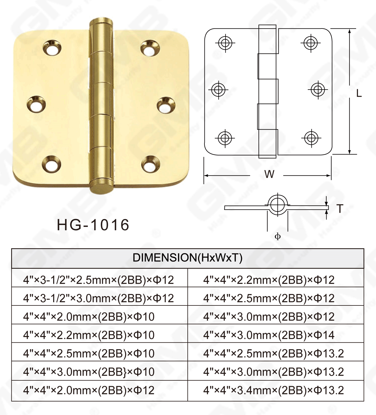 Brass Hinge Series_HG-1016-37