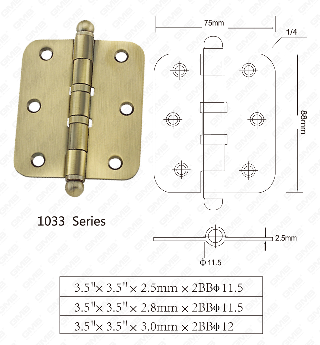 Steel Hinge Series_1033-68