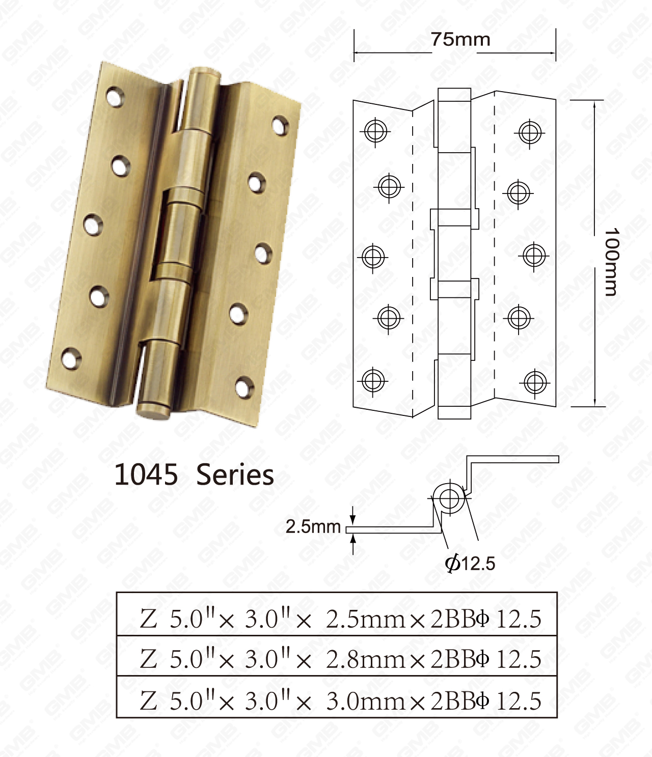 Steel Hinge Series_1045-92