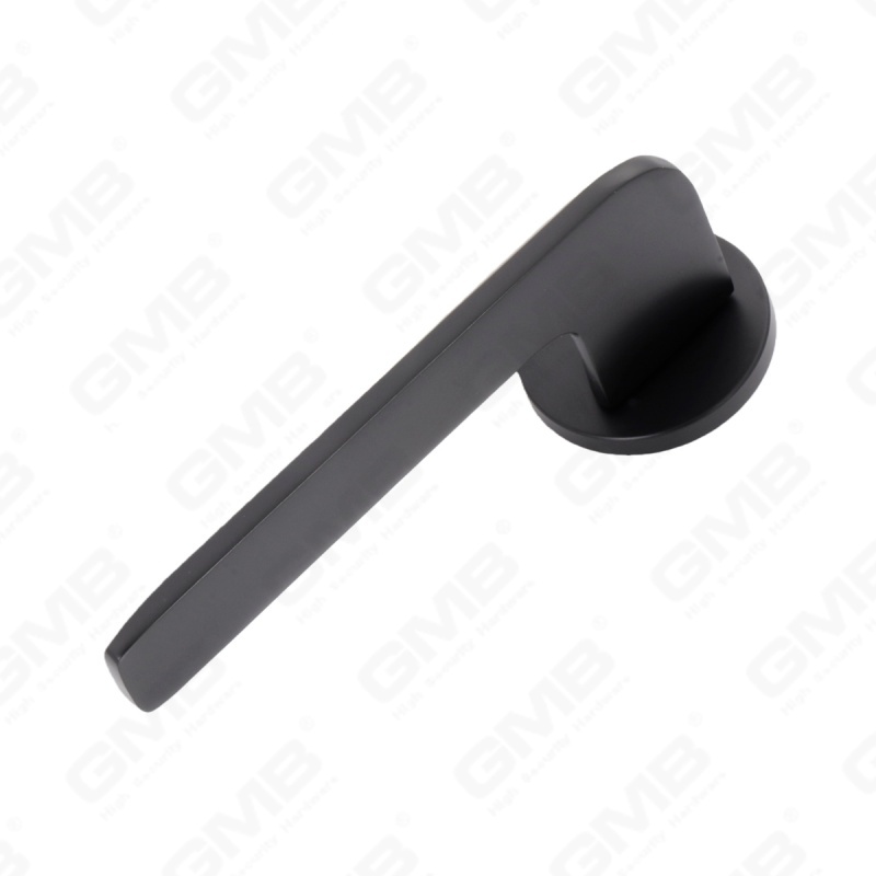 New Modern House Decoration Aluminum Door Handle on Round Rosette