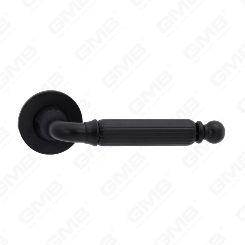 New Modern House Decoration Aluminum Door Handle on Round Rosette