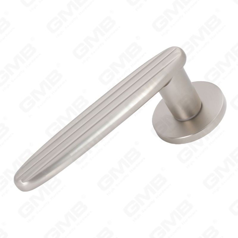 New Modern House Decoration Aluminum Door Handle on Round Rosette