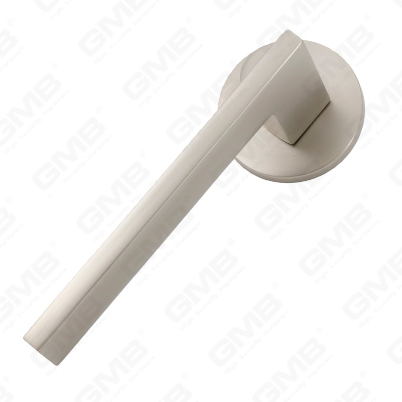 New Modern House Decoration Aluminum Door Handle on Round Rosette