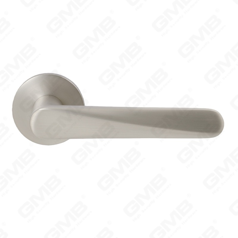 New Modern House Decoration Aluminum Door Handle on Round Rosette
