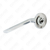 New Modern House Decoration Aluminum Door Handle on Round Rosette