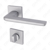 New Modern House Decoration Aluminum Door Handle on Round Rosette