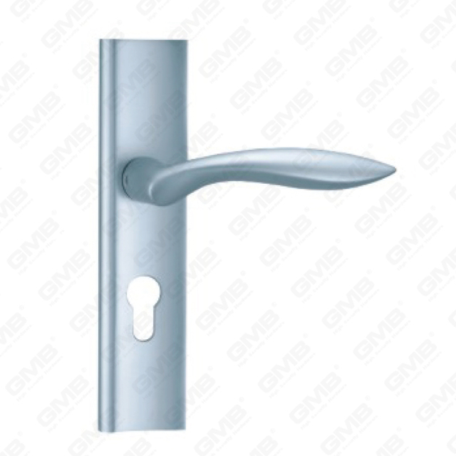 Oxygenate Aluminium Door Handle on Plate Plate Door Handle (G474-G77)