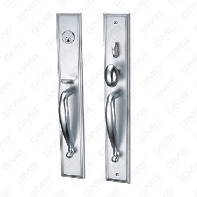 Oxygenate Aluminium Door Handle on Plate Plate Door Handle (GB-2)