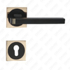 Oxygenate Aluminium Door Handle on Plate Plate Door Handle (GF415-G88-HG)