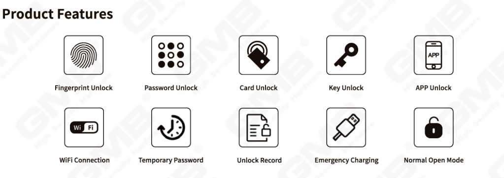 EXTERIOR SMART DOOR LOCK (909)