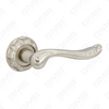 New Modern House Decoration Aluminum Door Handle on Round Rosette